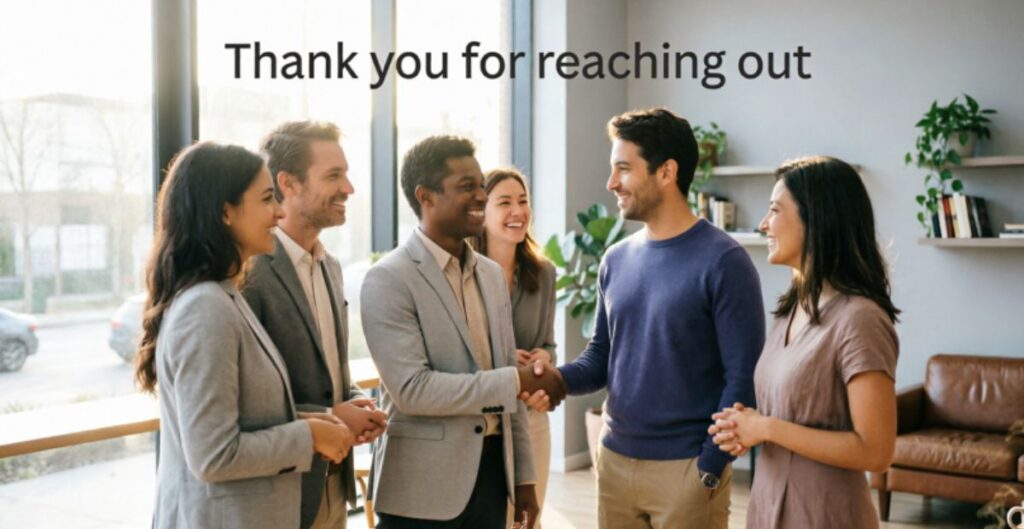 Thank You for Reaching Out
