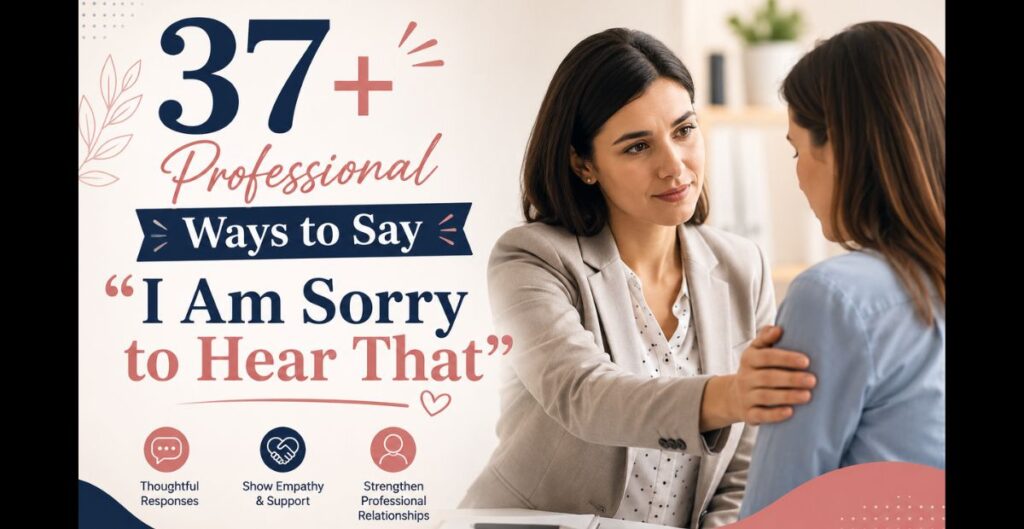 37+ Professional Alternatives to "I Am Sorry to Hear That"