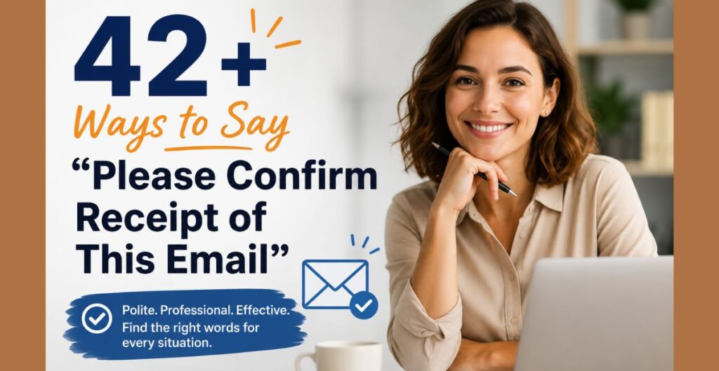 42+ Ways to Say "Please Confirm Receipt of This Email"